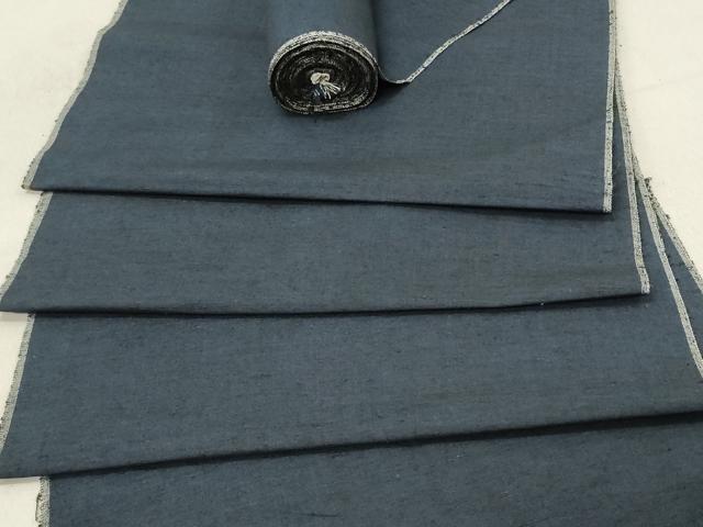 平和屋着物▼男性 羽織・コート 反物 着尺 紬地 褐返色 キングサイズ 逸品 未使用 DAAV7973we