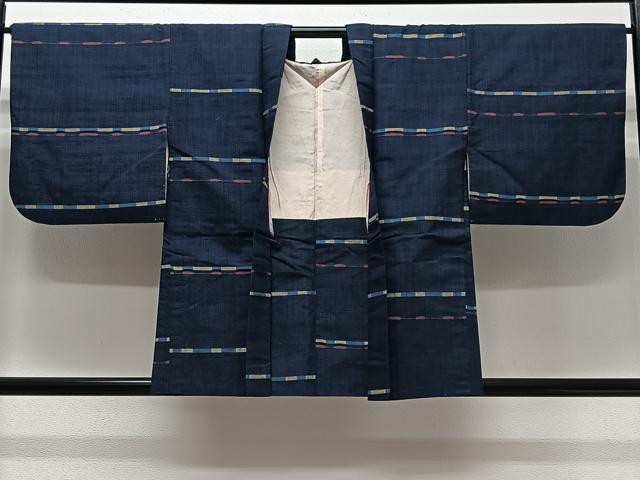 平和屋着物∞羽織　紬地　めがね織　正絹　逸品　CABC3191ua