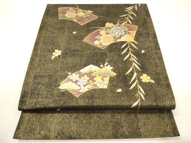 【新品・仕立て上がり】リバーシブル 袋帯　黒ベースの地模様 hkuro1 楽天市場】袋帯 黒地の通販
