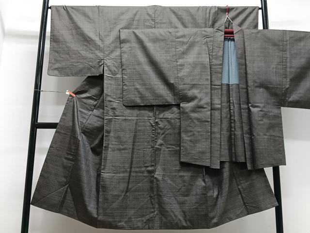 平和屋着物■男性　本場大島紬　アンサンブル　80亀甲　総詰め　正絹　逸品　CABB9162xe
