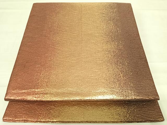 乐天商城 - 平和屋着物◎全通柄袋帯　霞文　金糸　正絹　逸品　AABE3543yx