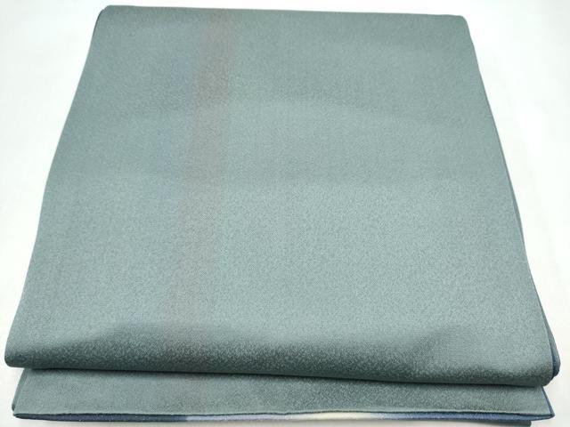平和屋の平和屋着物●両面　全通柄袋帯　霞文　銀通し地　正絹　逸品　CABL0903hy｜アングル2