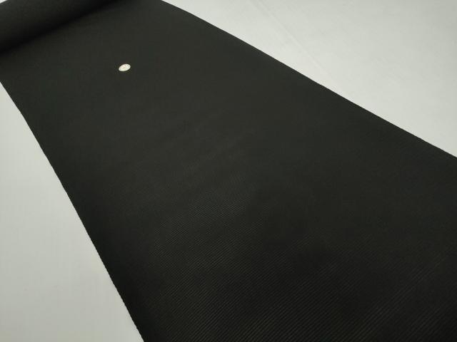 平和屋の平和屋着物＊夏物 黒紋付 黒反物 着尺 絽 五泉 草木三度染 純黒 逸品 未使用 DABH2373zzz｜アングル2