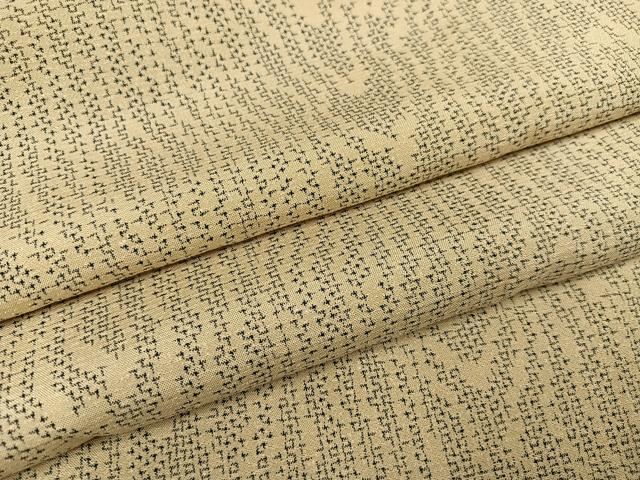 平和屋着物●上質な紬　杢目文　正絹　逸品　未使用　AABC4461ph