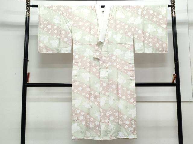 Rakuten - 平和屋着物●上質な長襦袢　無双仕立て　花蝶文　正絹　逸品　CAAY9484th
