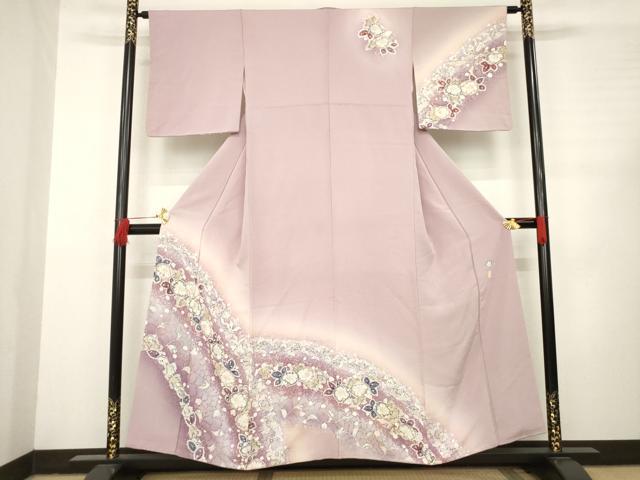 訪問着フルセット　翠山工房　桐山　金通し　着物　正絹　豪華　トールサイズ　p3 訪問着フルセット 翠山工房 桐山 金通し 着物 正絹 豪華 トールサイズ