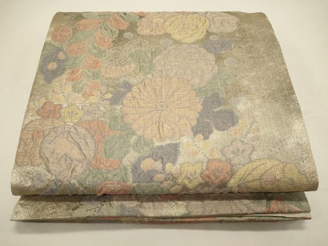 平和屋着物◎六通柄袋帯　辻が花　正絹　逸品　CAAY3239oy