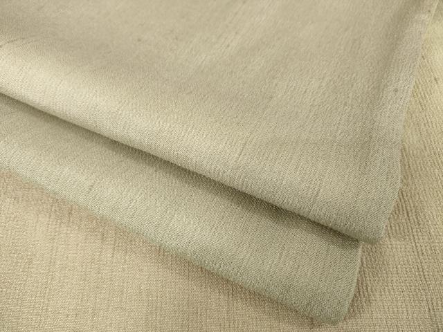 平和屋着物▽上質な紬　単衣　横段文　正絹　逸品　AABG8610ck