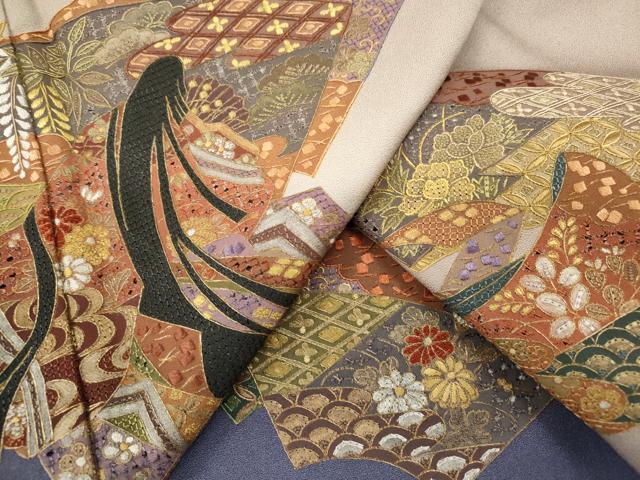 着物 反物 未使用 8.5割引 中国 相良刺繍 サガラ刺繍 正絹 端切れ 緑 鶯 楽天市場】相良刺繍（和服｜レディースファッション）の通販