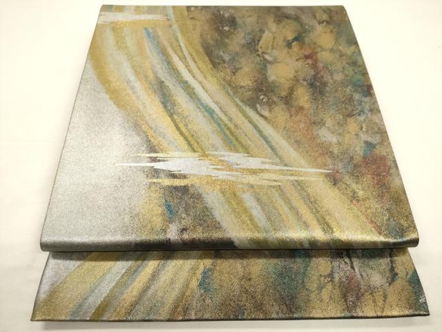 ■■■　サイズ　■■■ 長さ 436cm 幅 30.5cm程 ■■■　商品詳細　■■■ 【正絹・未使用】 状態は一度も締めておらず 特に目立ったシミ汚れなどもなく大変良い状態です。 大変上質な逸品になります。 お安く出品致しますので、是非こ...