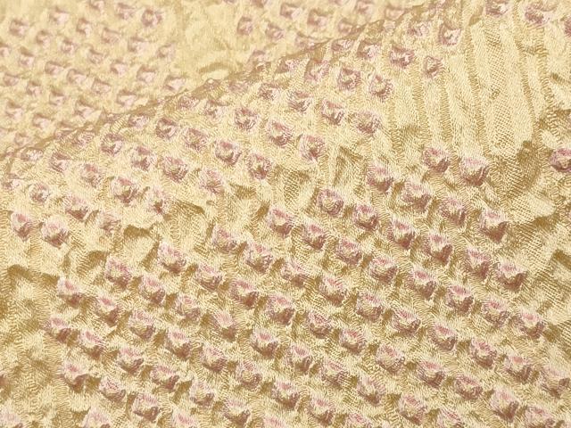 平和屋着物■上質な小紋　総絞り　幾何学文様　正絹　逸品　未使用　CAAY8311gh