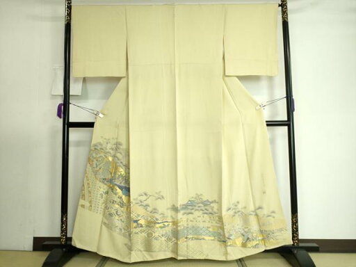 平和屋着物■豪華色留袖 寿光織 京洛繁栄之図 金銀糸 やまと誂製 正絹 逸品 DAAP1524ic 平和屋着物■豪華色留袖 寿光織 京洛繁栄之図 金銀糸 やまと誂製 正絹 逸品 DAAP1524ic