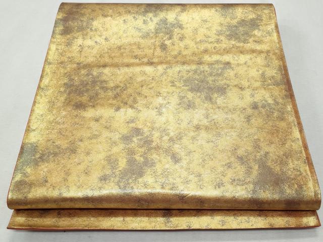 平和屋着物◎六通柄袋帯 霞文 引箔 正絹 逸品 CAAY5962fb
