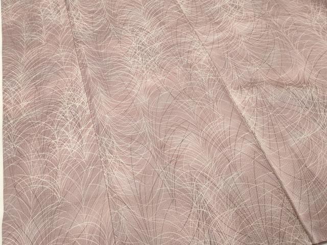 Uramono - 平和屋着物■上質な小紋　芝文　暈し染め　正絹　逸品　DABF4319cd