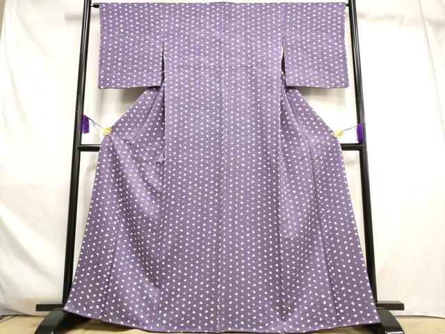 平和屋着物■上質な小紋　散らし文　正絹　逸品　AABB8100br(4)