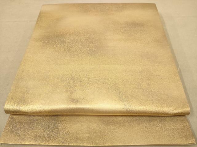 平和屋着物◎六通柄袋帯　霞文　引箔　正絹　逸品　AABB4012dt