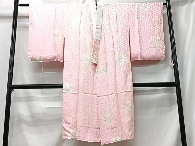 平和屋着物■長襦袢 袷 紗綾形地紋 暈し染め 正絹 逸品 CABB3111xe