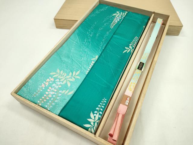 平和屋着物●和装小物　帯締め・帯揚げセット　藤花房　金銀彩　高麗組　逸品　未使用　CAAZ6081ju