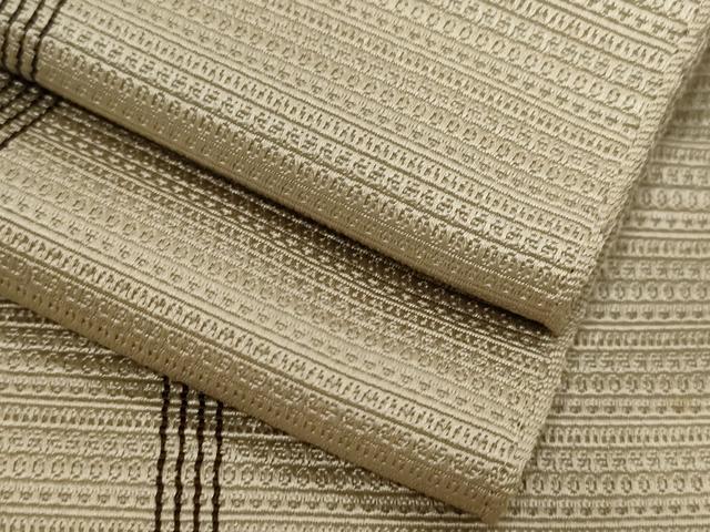 平和屋着物●男性　角帯　宝来織　間道　正絹　逸品　未使用　CAAZ6413dy