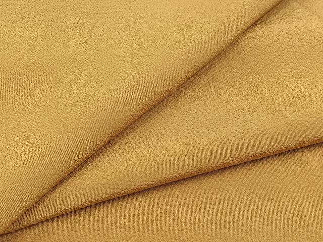 平和屋着物▽上質な色無地　単衣　伽羅色　正絹　逸品　AABC7490jh