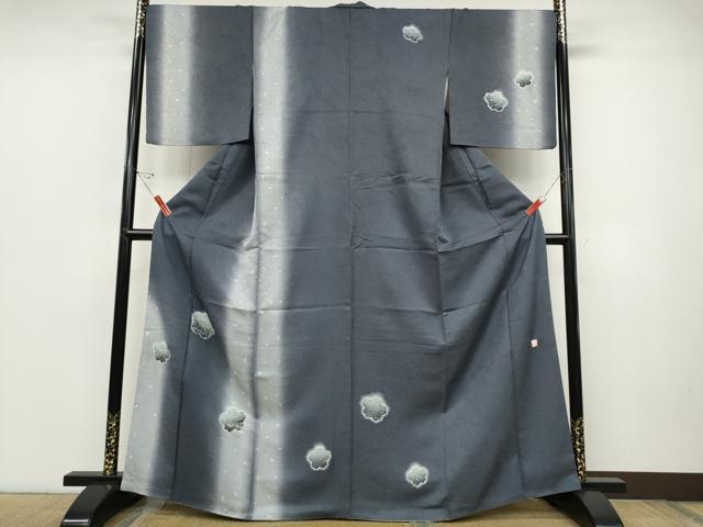 Uramono - 平和屋着物●訪問着　作家物　舞桜文　暈し染め　金彩　正絹　逸品　CABC2375ut