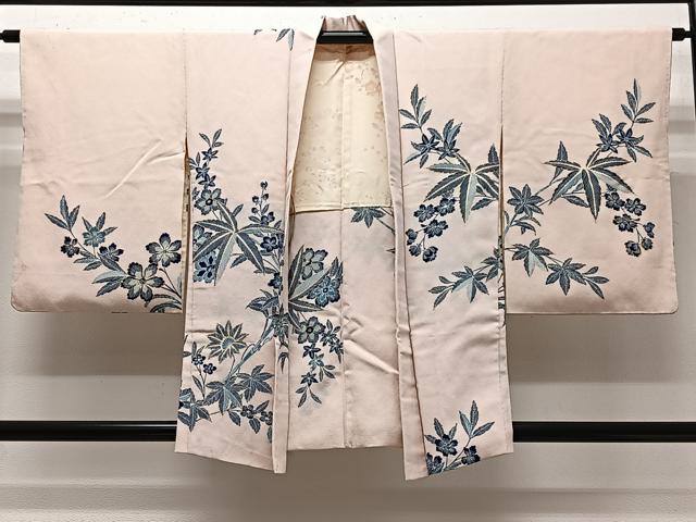 Uramono - 平和屋着物∞羽織　型染め　草花文　金彩　正絹　逸品　CABD4403ua