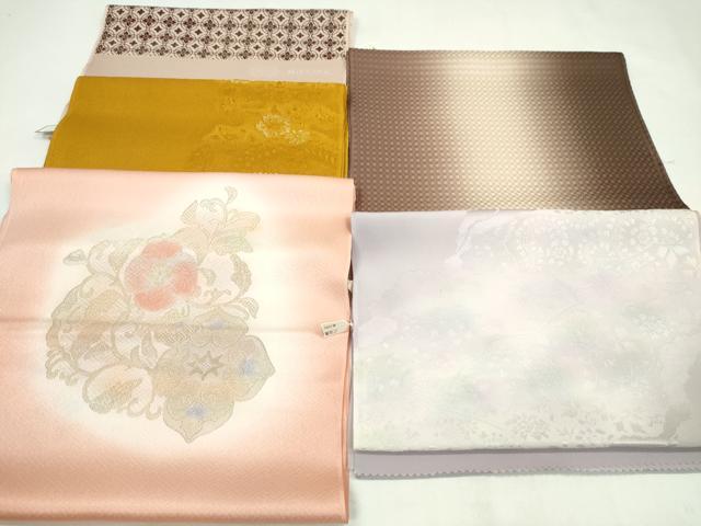 其它 - 平和屋着物★和装小物　帯揚げ5枚セット　正絹　全て丹後ちりめん　逸品　未使用　CABD8653ju