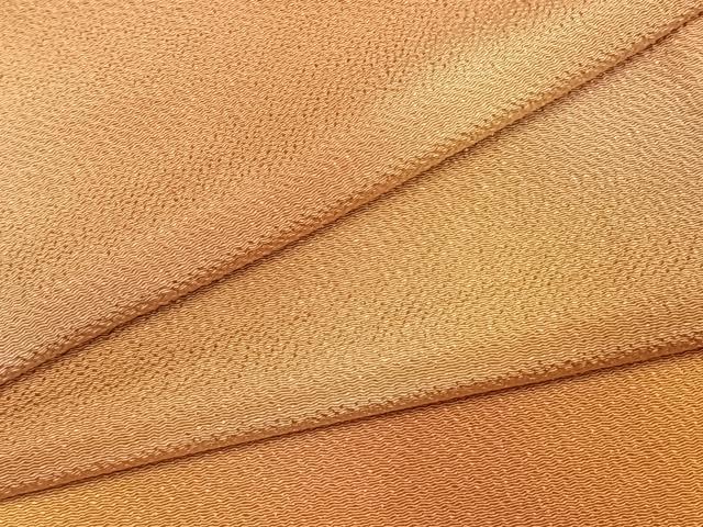 平和屋着物▽上質な小紋　単衣　霞文　鬼しぼ縮緬　正絹　逸品　AABE5770fy