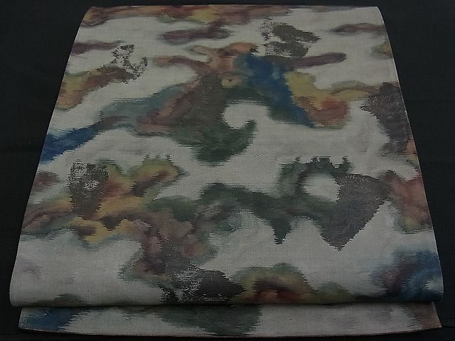 平和屋着物■六通柄袋帯　霞文　逸品　n-fw1158