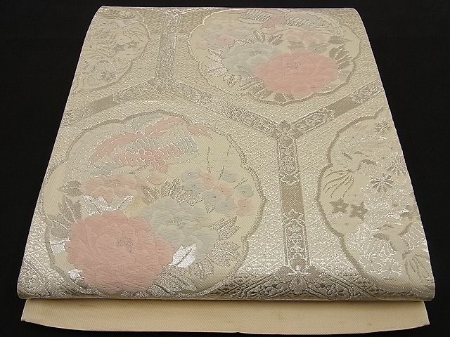 平和屋着物＊夏物　西陣　田中義織物謹製　名古屋帯　帯反物　黒反物　黒共帯　雲重ね吉祥地紋　証紙付き　逸品　未使用　DABC1350zzz 楽天市場】西陣袋帯 田中義織物の通販