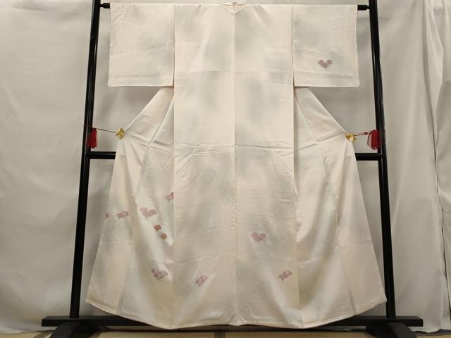Full-Length Under-Kimono - 平和屋着物■訪問着　駒刺繍　青海波　暈し染め　銀彩　三越扱い　正絹　逸品　AABG9358st