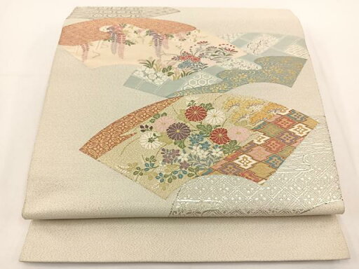 平和屋着物◎太鼓柄袋帯 綴れ 地紙花文 金銀糸 正絹 逸品 BAAT0528yt 平和屋着物◎太鼓柄袋帯 綴れ 地紙花文 金銀糸 正絹 逸品 BAAT0528yt
