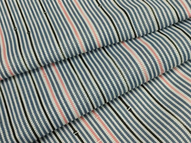 平和屋着物＊夏物 小紋 絽 間道 洗える着物 AAAZ5145sx