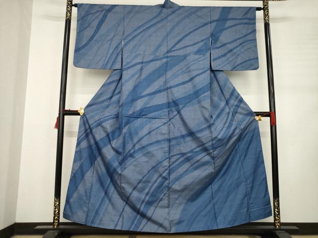 Uramono - 平和屋着物●本場大島紬　訪問着　100亀甲　総詰め　正絹　逸品　AABD0867ck