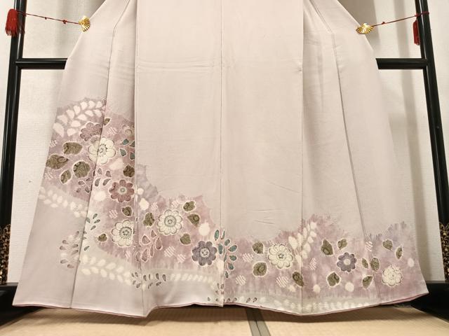 平和屋着物●訪問着　絞り　辻が花　正絹　逸品　AABD3461ph