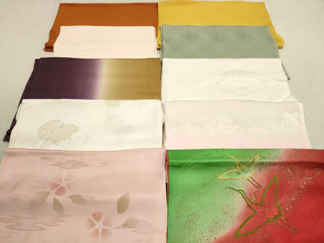 平和屋着物★和装小物　帯揚げ10枚セット　正絹　逸品　DAAX2462xg(4)