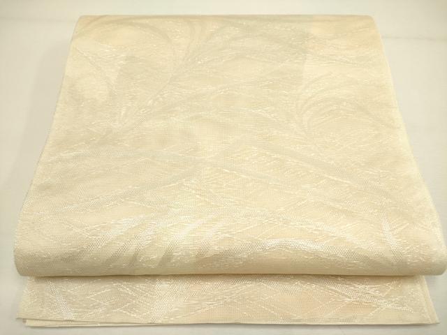 Rakuten - 平和屋着物＊夏物 六通柄袋帯 草葉文 銀糸 正絹 逸品 DAAY2971op