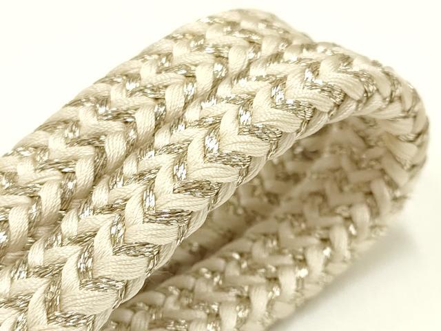 平和屋着物●極上　有職組紐道明　帯締め　冠組　礼装用　金糸　宮内庁御用　国立博物館御用　東京芸術大学御用 　逸品　AABC4247ay