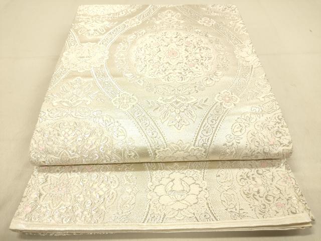 【珍品】⭐️プラチナ糸袋帯⭐️六通⭐️ベージュ⭐️横段⭐️ 楽天市場】六通柄 袋帯の通販
