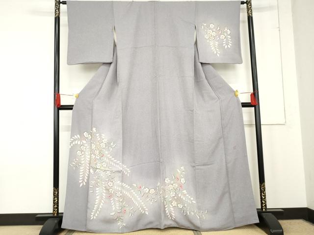 ■■■　サイズ　■■■ 身丈 163cm（肩から） 裄丈 64.5cm 袖丈 48.5cm　縫込み 2.5cm 袖幅 33.5cm 前幅 24cm 後幅 28.5cm 着物縫いこみ 内揚げ 3.5cm 裄 お袖側 約1.5cm　身頃側 約3...