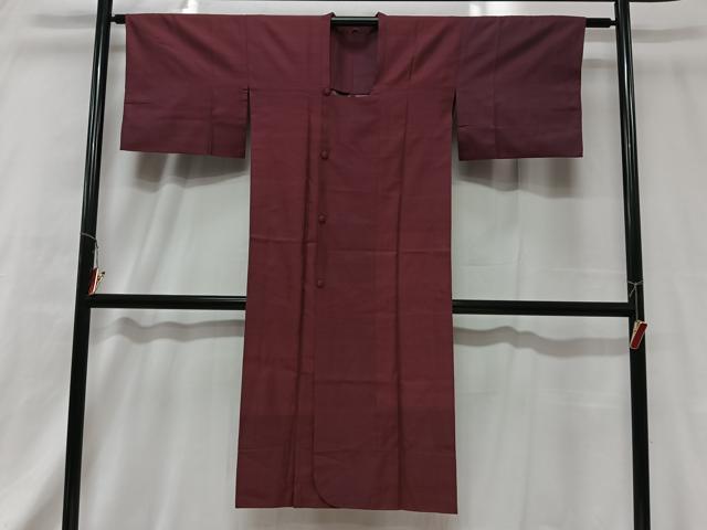 Full-Length Under-Kimono - 平和屋着物■道行コート　単衣　霞文　ロング丈　正絹　逸品　CABA3482ua