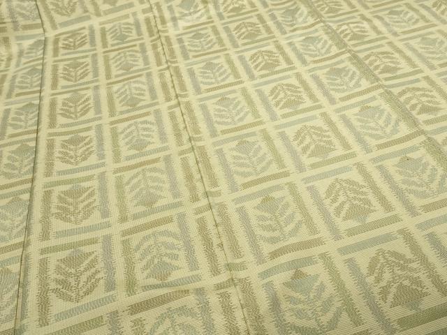 Rakuten - 平和屋着物■上質な紬　草花文　正絹　逸品　DAAZ9922sf