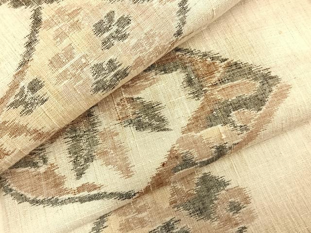 Kimono - 平和屋着物▽上質な紬　単衣　巻物　正絹　逸品　未使用　AABD0177fy