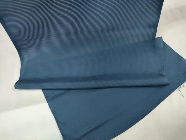 Uramono - 平和屋着物＊夏物　男性　紋付き　反物　着尺　絽　紺鼠色　逸品　未使用　DAAW8185zzz