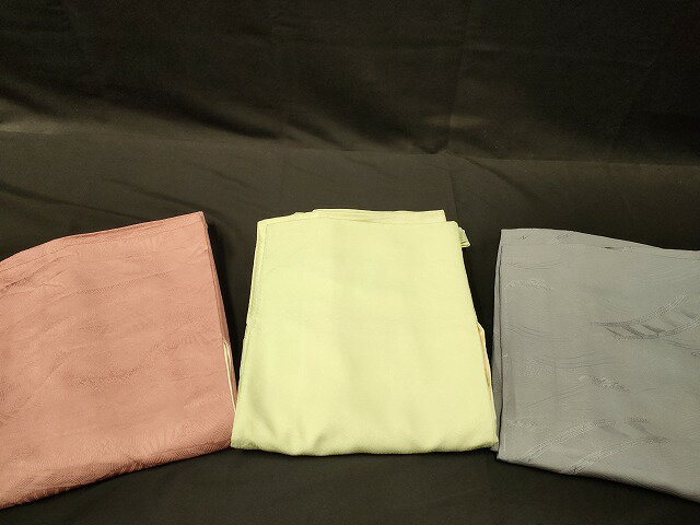 楽天平和屋平和屋本店■色無地 まとめて 3点 花柄 立波 地紋 など 着用可能多数 未使用品あり 全て正絹 ppp3113