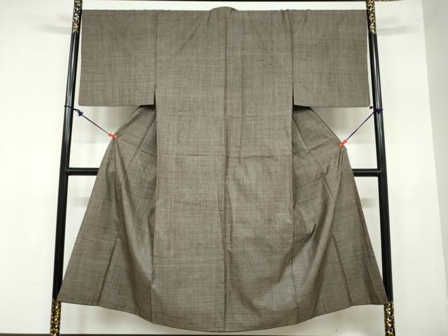 平和屋着物●男性　本場大島紬　アンサンブル　長襦袢（袷）セット　抽象文様　正絹　逸品　DAAY5562ud