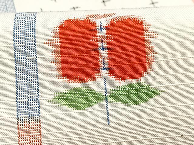 平和屋着物■上質な紬 遠州椿 正絹 逸品 CAAZ1957xe