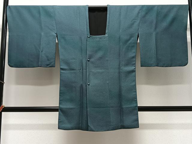 平和屋着物∞道行コート　リバーシブル　霞文　暈し染め　正絹　逸品　CABD4418ua