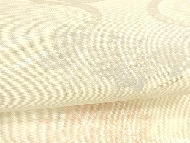 平和屋の平和屋着物＊夏物 六通柄袋帯 竜田川 銀糸 正絹 逸品 DABA0071cm｜アングル3