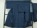 平和屋着物●男性 紬 アンサンブル 霞文 正絹 逸品 CAAR8120vf